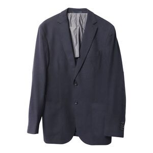 Z Zegna Blazer Jacket in Navy Blue Wool